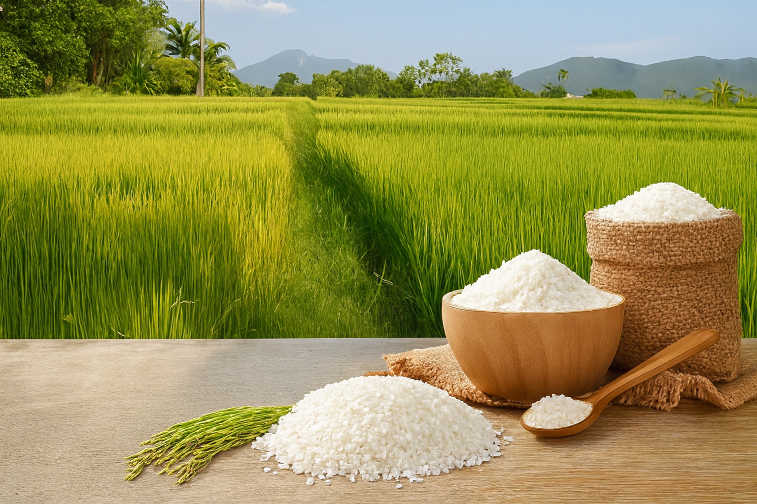 Quality inspection in rice field